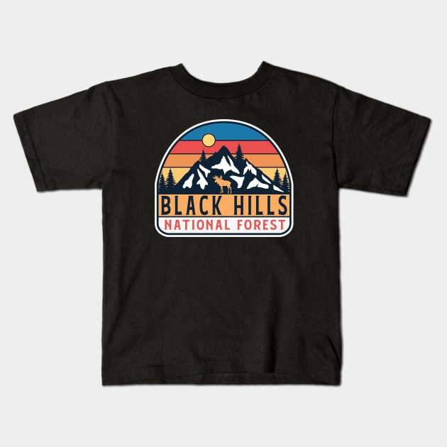 Black hills National Forest Kids T-Shirt by Tonibhardwaj